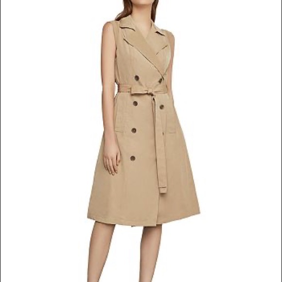 BCBGMaxAzria Jackets & Blazers - NWT BCBGMAXAZRIA Sleeveless Trench Coat.